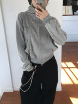 Labo High Neck Hooded Zip-Up (7c)