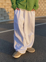 Pintuck Balloon Sweatpants 3C