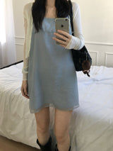 Lua see-through V-neck cardigan (5 colors)