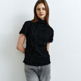 クランクルタイTシャツ_ブラック