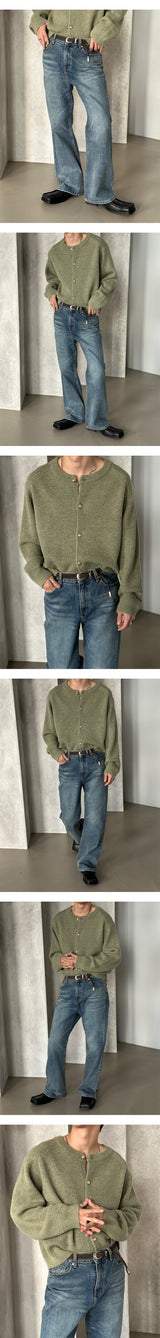 [Unisex] デイリーフレアデニムパンツ