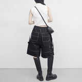(Unisex) Etresステッチバミューダパンツ