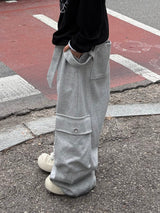 drop eyelet cargo sweatpants