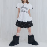 [FANCY X DUSTY] Zzz ダスティーサロンパジャマショートパンツ (BLACK) F25NM1017