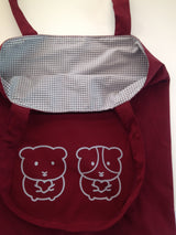 Guinea reversible shoulder bag
