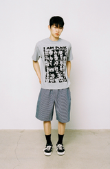 アイアムパンクTシャツ - グレー