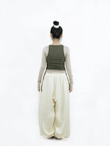TWIN LAYERED LONG SLEEVE (KHAKI)