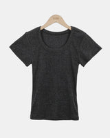 ラピノ Uネック 半袖Tシャツ