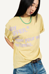 Disturb striped print T-shirt
