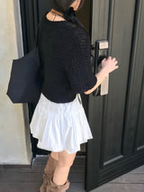 Draw Balloon Belt SET Banding MIni Skirt