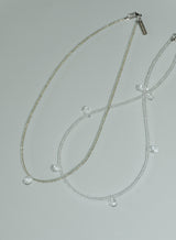 Clear dew necklace