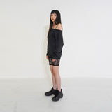 Recycle one- shoulder Tee 001