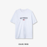 LMN サンフランシスコエンブロイダリーオーバーサイズフィット半袖Tシャツ (2 colors)