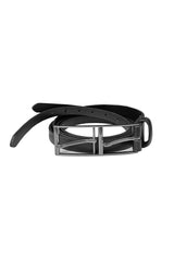 ダブルバックルレザーベルト