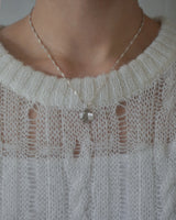 [925SILVER] BLOOM CLOVER NECKLACE