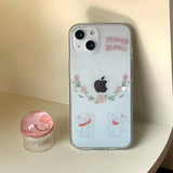 フラワーブルームフォーンケーススマホグリップセット