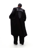DKILLUMINATE FITTED LONG WOOL COAT