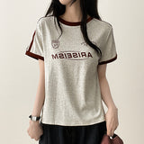 リッパートラックラインカラー半袖Tシャツ