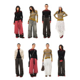 Crewneck panelled versatile base layer sweater
