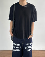 Weather Crop Waffle Short Sleeve Tee