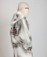  Crusades hood zip _ Dirty White 