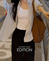 [MADE]  Lening checkered shirt