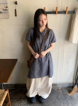 [unisex] ハビンジバルーンストリングコットンバンドパンツ