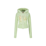 seahorse hoodie green