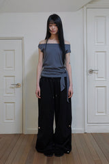 ティラストライプ2wayTシャツ