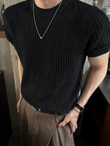 Vuel Waffle Semi Muscle Fit Knit