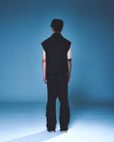 TUKED BAGGY PANTS (BLACK)