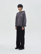 RELAXED SKATE BOARD HOODIE [Grey]