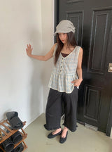 Arpo Ankle Length Frill Pants