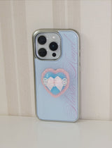 [貼り付けタイプ]  Heart Cushion Tok_4Colors