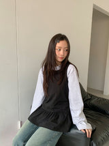 [BAONHAUS] Remine Frill Layered Sleeveless