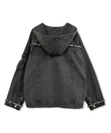 UNISEX フーディデニムジャケット