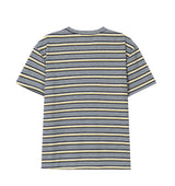 Roan Striped Henley Neck Short Sleeve Tee