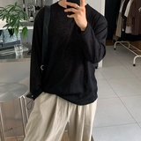 Aid Daily Linen Overfit Long Sleeve T-shirt