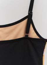 '& SPEAK LOVE WAITS' ANIMATION SWIMSUIT BLACK