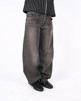 Regular Balloon Denim - Aged Black
