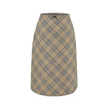 Country Check Mid Skirt