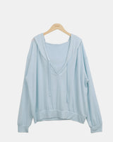 Milkong Hooded Long Sleeve T-Shirt