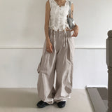 [MADE] Maxti Balloon Wide Two-Way String Back-banding Cotton Pants