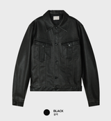  Meir Semi-Cropped Vintage Western Leather Jacket
