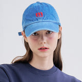EMBLEM DENIM BALL CAP