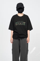 Poet Camo Embroidered Short Sleeve T-Shirt