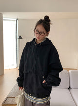 [unisex] Salle Cotton Hood Zip-Up Jacket