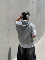 Hade Two Way Hooded Vest 2C