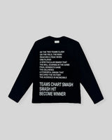 Smash Crop Lettering Long Sleeve