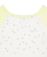 Uネックスターラグラン長袖Tシャツ ホワイト(CV2GSFT553A)